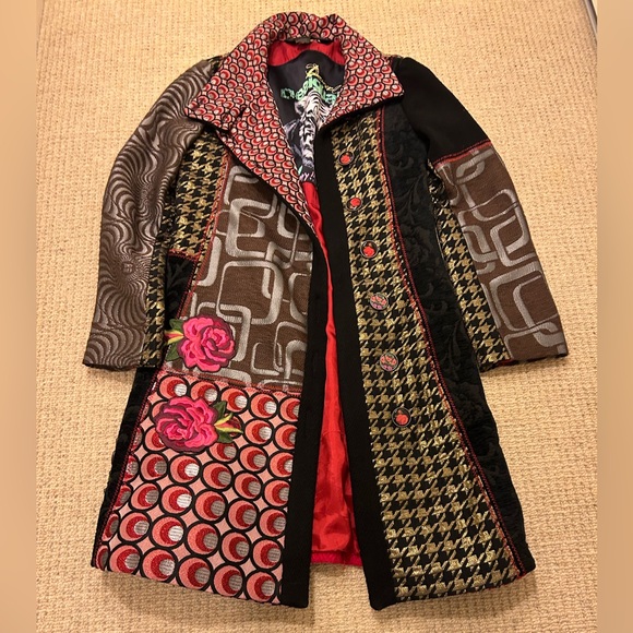 desigual coat jacket size 38 - Picture 5 of 14
